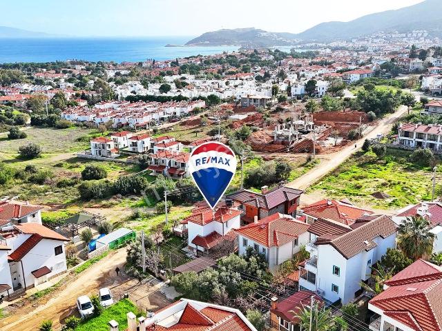 Datça Burgaz'da Satılık Deniz Manzaralı 3+1 Tam Müstakil Villa