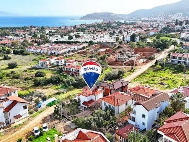 Datça Burgaz'da Satılık Deniz Manzaralı 3+1 Tam Müstakil Villa
