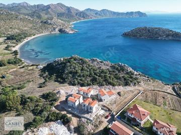 Datça Emecik Sarıliman'da Denize 100 m 2+1 İkiz Müstakil Dubleks