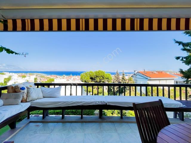 Datça İrem Sitesinde Deniz Manzaralı 2+1 Kiralık Daire
