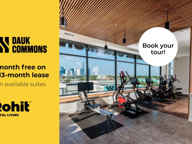 Dauk Commons at Stadium Yards Suite A Junior 1 BD no balcony Apartment for Rent