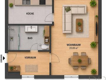 DB IMMOBILIEN | 1 Zimmer Wohnung in Ruhelage am Wienerwald in Mödling