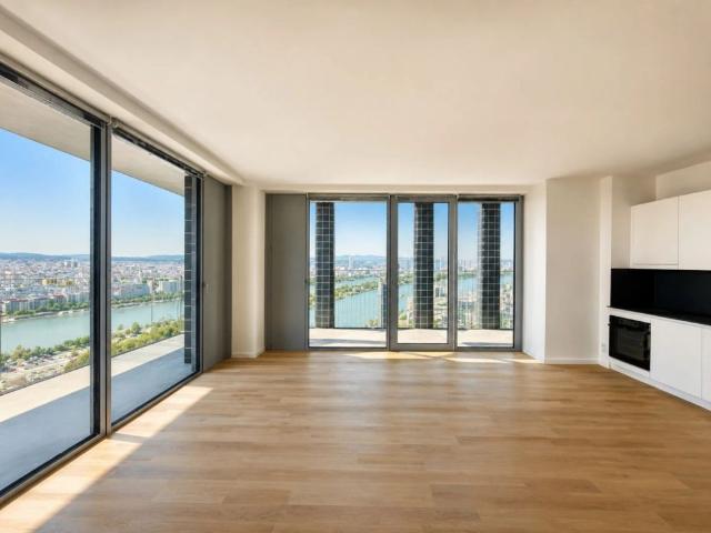 DC2 Skyline Statement – Signature Residence 3 Zimmer mit zwei Loggien über der Wiener Innenstadt