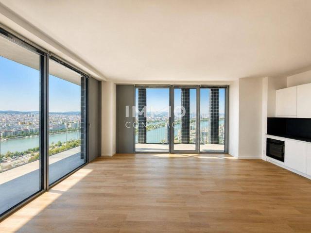 DC2 Skyline Statement – Signature Residence 3 Zimmer mit zwei Loggien über der Wiener Innenstadt