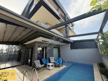 Demet Villalarında Ultra Lüx Eşyalı 5+1 Müstakil Havuzlu Villa