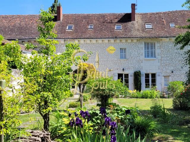Demeure De Caractere Du XVIème Avec Clos Et Jardin 200m² Champigny sur Veude