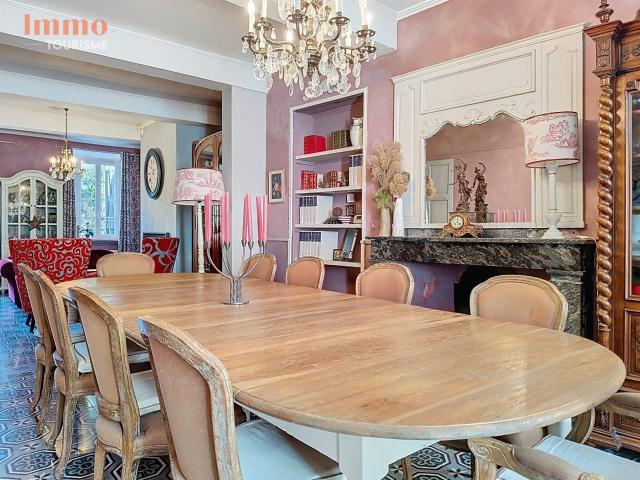 Demeure de charme du 19ième avec Chambres d'Hôtes et Habitat. 483m² Saint Marcel sur Aude