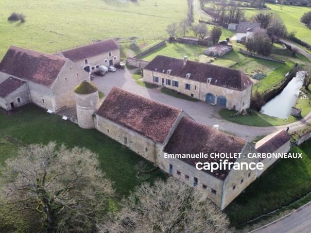 Demeure historique PRECY SOUS THIL composée de 15 pièces 390 m² et 950 m² de dépendances