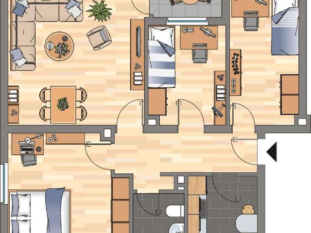 Demnächst frei! 4 Zimmer Wohnung in Herne Bickern