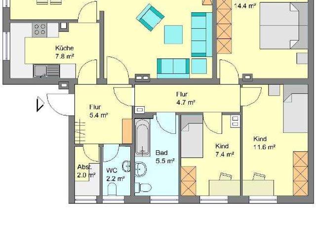 Demnächst frei! 5 Zimmer Wohnung in Lemgo Hörstmar