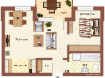 Demnächst frei! 1 Zimmer Wohnung in Mönchengladbach Waldhausen