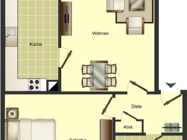 Demnächst frei! 2 Zimmer Wohnung in Ahlen Ahlen