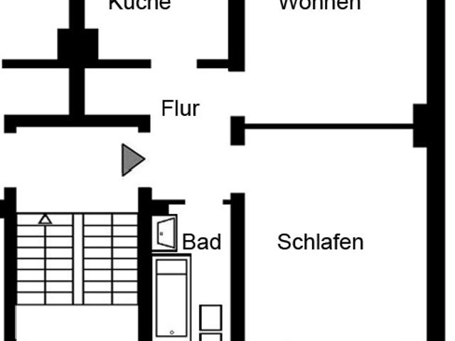 Demnächst frei! 2 Zimmer Wohnung in Essen Frohnhausen