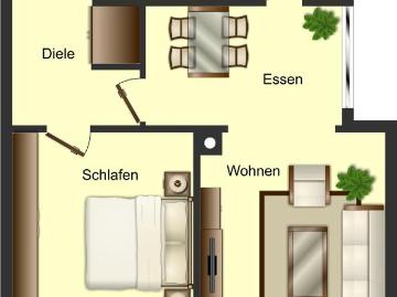 Demnächst frei! 2 Zimmer Wohnung in Ratingen West