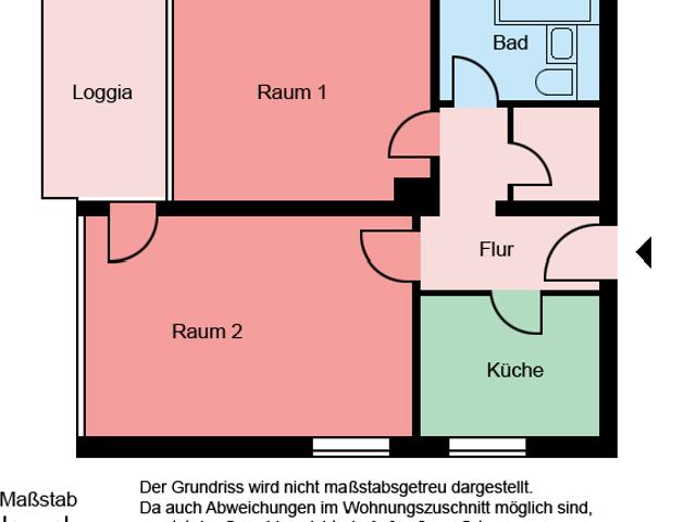 Demnächst frei! 2 Zimmer Wohnung in Unna Süd