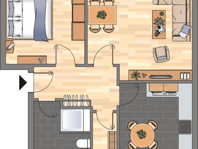 Demnächst frei! 2 Zimmer Wohnung in Zeven