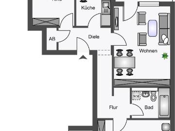 Demnächst frei! 3 Zimmer Wohnung in Münster Kinderhaus
