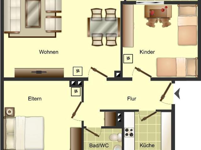 Demnächst frei! 3 Zimmer Wohnung in Blomberg Blomberg