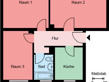 Demnächst frei! 3 Zimmer Wohnung in Castrop Rauxel Merklinde