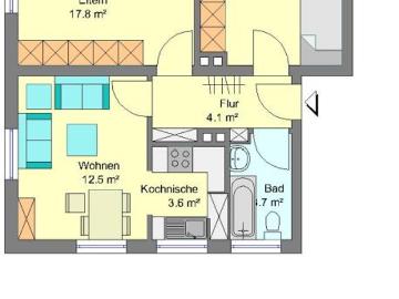 Demnächst frei! 3 Zimmer Wohnung in Detmold Stadtmitte