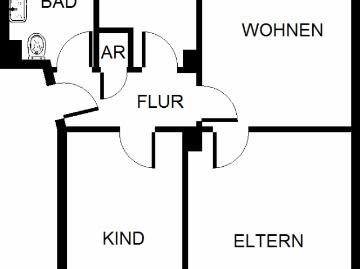 Demnächst frei! 3 Zimmer Wohnung in Gelsenkirchen Hassel