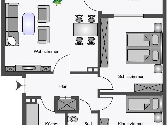 Demnächst frei! 3 Zimmer Wohnung in Hamm Bockum Hövel