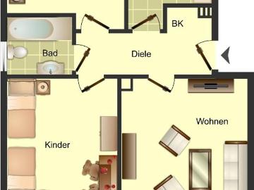 Demnächst frei! 3 Zimmer Wohnung in Solingen Höhscheid