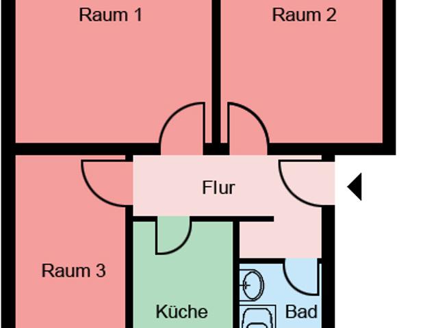 Demnächst frei! 3 Zimmer Wohnung in Werl