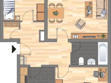 Demnächst frei! 3 Zimmer Wohnung in Witten Bommern