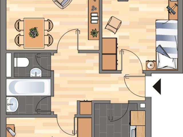 Demnächst frei! 3 Zimmer Wohnung in Wolfsburg Vorsfelde
