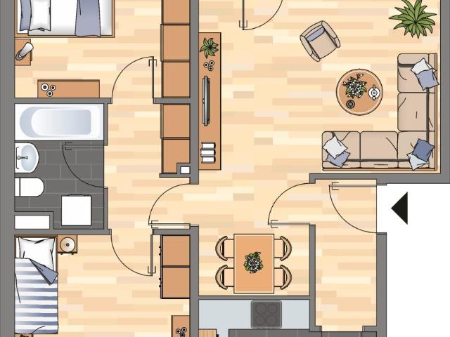 Demnächst frei! 3 Zimmer Wohnung in Wolfsburg Vorsfelde