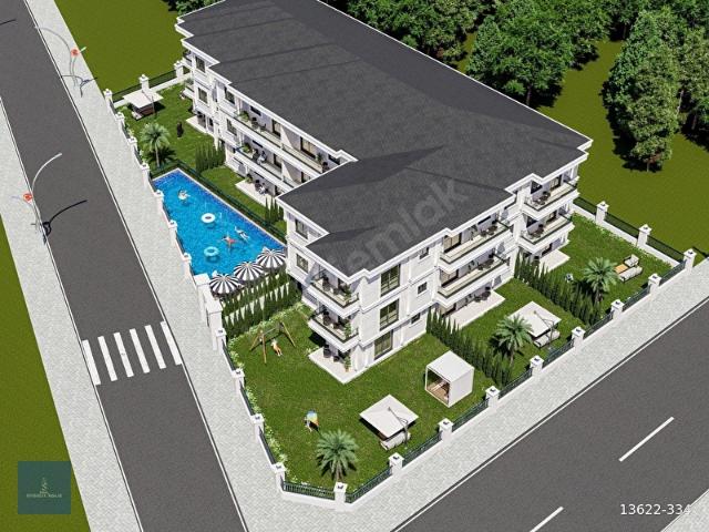 DENİZE YAKIN, HAVUZLU SİTEDE 1+1 VE 2+1 DAİRELER MODERN YAŞAM