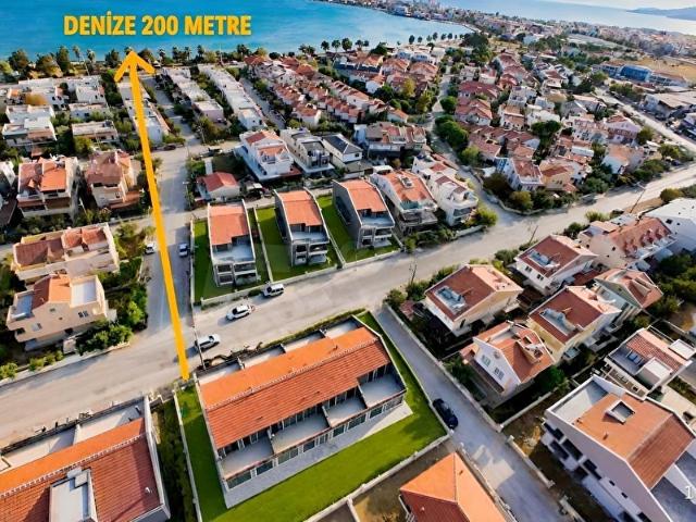 DENİZE 200 METRE TERASLI VE BAHÇELİ 2+1 DUBLEKS ÇANDARLI MERKEZ