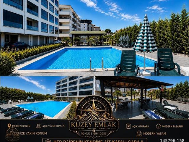 Deniz Manzaralı, Kapalı Garajlı, Havuzlu 2+1 Satılık Daire