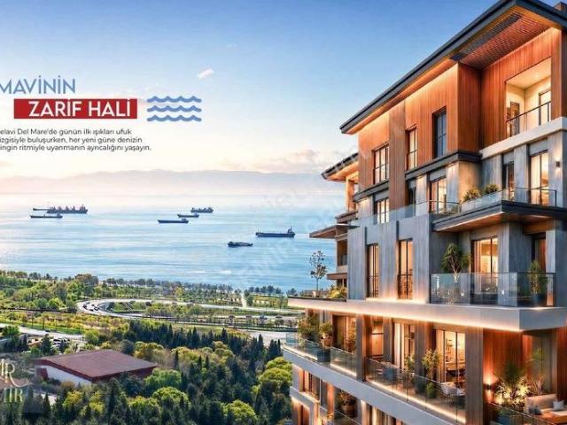 Deniz Manzaralı Marmaray Önünde Celavı Del Mare'den Sıfır Daire