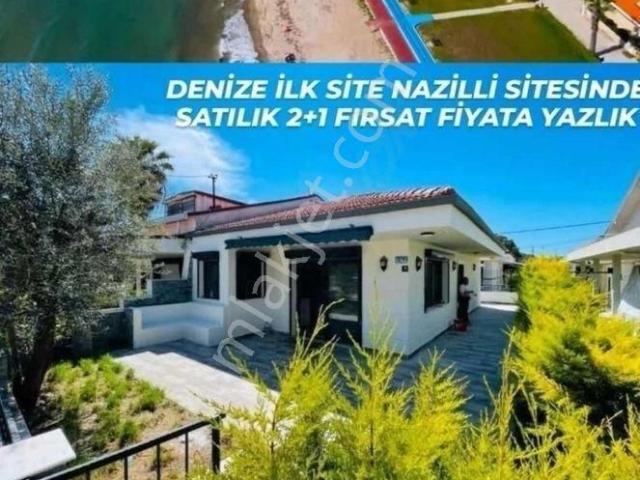 Denize İlk Sitede 2 + 1 Tek Katlı Villa