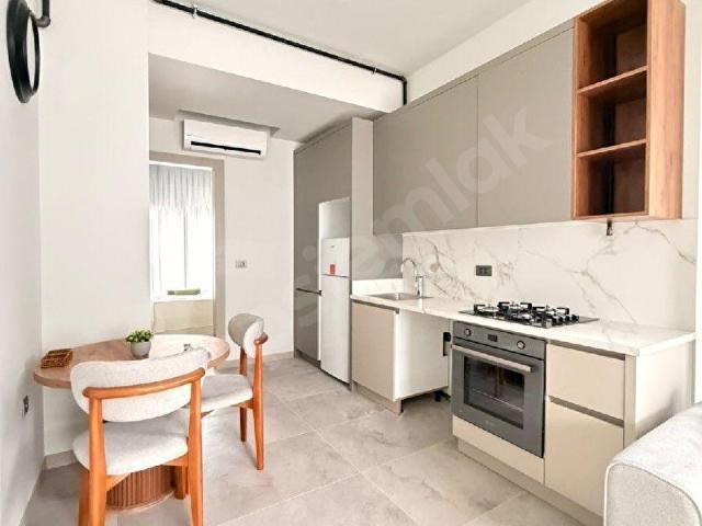 Denizli adalet'te full eşyalı aydeme yakın 1+1 55 m2 lüks satılık apartlar