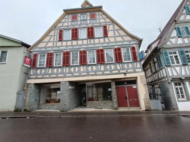 Denkmalgeschütztes 2 Familienhaus mit Ladenfläche in Vaihingen an