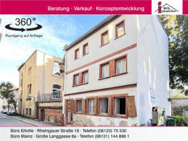 Denkmalgeschütztes Einfamilienhaus mit Geschichte in ruhiger Lage mitten in Mainz Altstadt