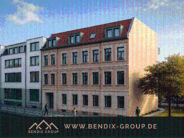 Denkmalwohnung in Taucha mit Terrasse | 2 Zimmer | Fußbodenheizung | KfW & Steuervorteile