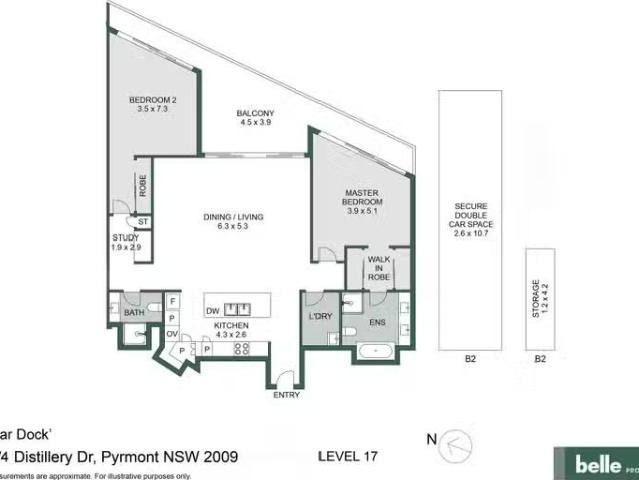 Rental! 17B/4 Distillery Drive, Pyrmont NSW 2009