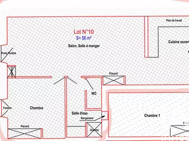 Decazeville 12300 Achat / Vente appartement 2 pièces t2
