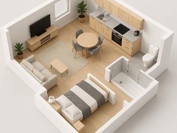 Découvrez ce charmant studio loué Spécial investisseur Toulouse Montaudran