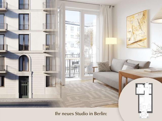 Dein Studio mit Balkon für den Feierabend in Berlin