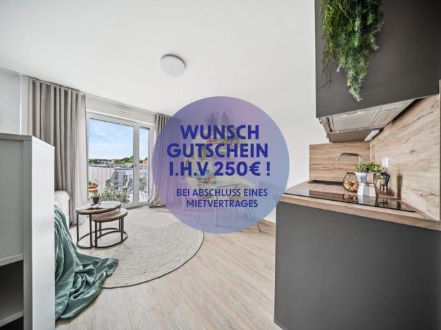 Dein 250€ Gutschein wartet! Stylisches Studentenapartment – Vollmöbliert & zentral