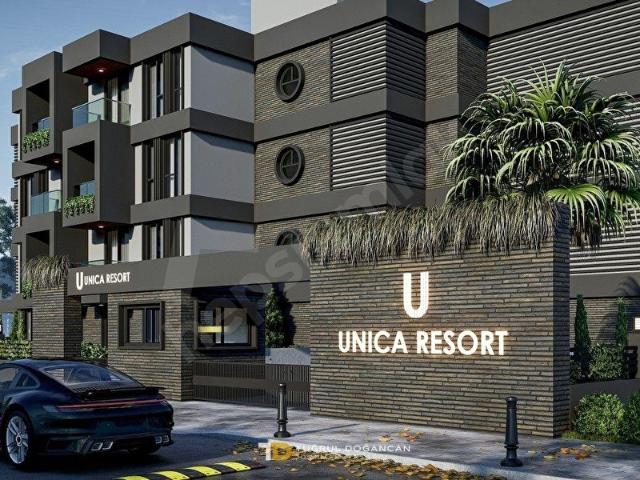 DELUX'DEN ATATÜRK MH.'DE UNICA RESORT'TA SATILIK SIFIR 1+1 DAİRE
