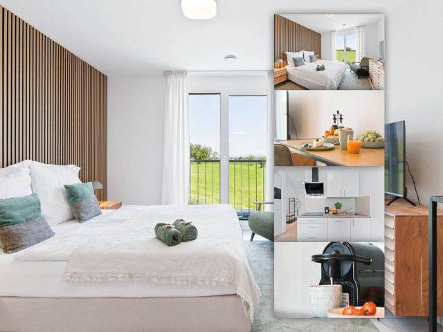 Deluxe Studio | Airport/Trade Fair Stuttgart | Parking, Stuttgart Amsterdam Apartments for Rent