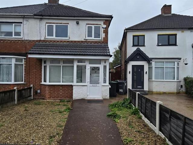 Delhurst Road, Birmingham 3 bed semi detached house to rent £1,350 pcm £312 pw