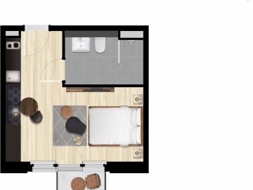 Delightful studio just a few minutes walk from Rummelsburg train station