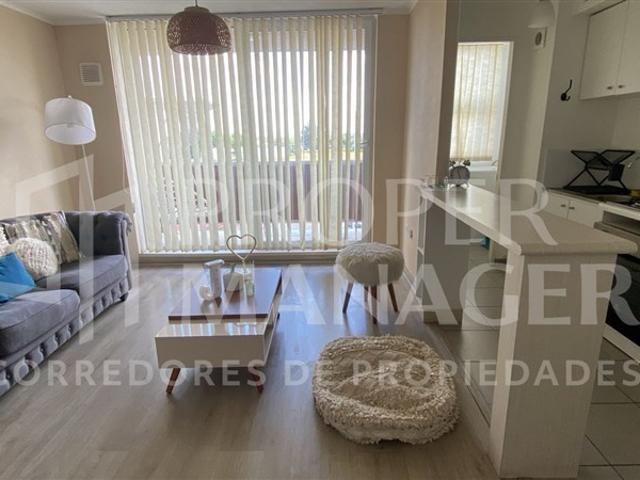 Depto 2D–1B Amoblado – Condominio Volcán Copahue, Chillán + Estac